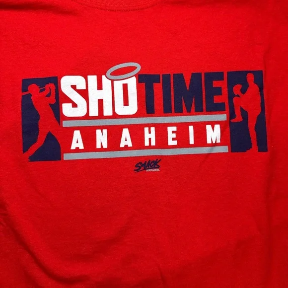 Smack Red Shohei Ohtani Anaheim Angels long sleeve - Picture 6 of 9